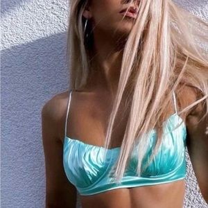 Tiger Mist Mint Bralette Top